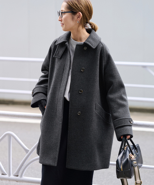 FRAMeWORK（フレームワーク） ステンカラーコート 36 グレー