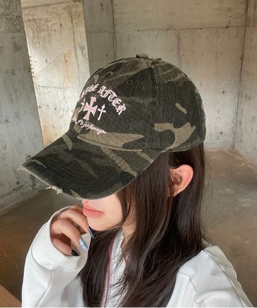 KOM（ドットコム） キャップ 帽子 「.KOM/ドットケーオーエム」迷彩