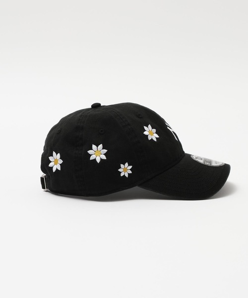 【New Era】9TWENTY フラワー刺繍 総柄 海外限定品 キャップ NEW ERA キャップ 帽子 「NEW ERA/ニューエラ」別注/9TWENTY