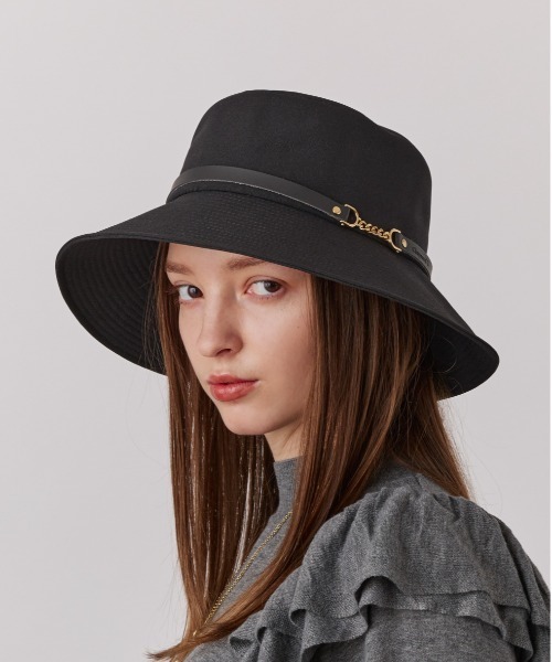 Chapeau d' O（シャポードオー） 帽子 ハット Chain Belt Capeline