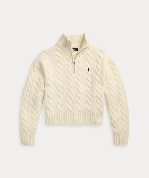 POLO RALPH LAUREN ニット セーター ケーブル ウールカシミヤ