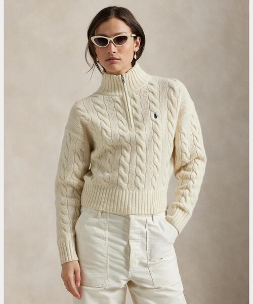 Polo Ralph Lauren ケーブルニット ハーフジップ POLO RALPH LAUREN ポロ ラルフローレン セーター ニット ハーフ
