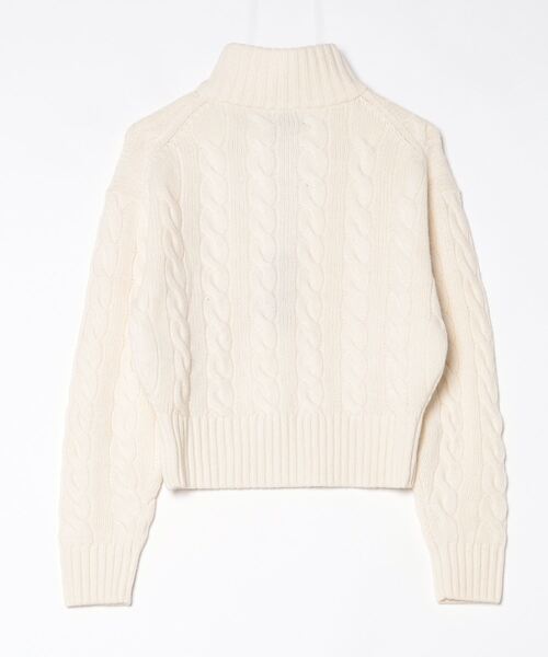 Polo Ralph Lauren ハーフジップセーター クリーム色 POLO RALPH LAUREN ニット セーター ケーブル ウールカシミヤ