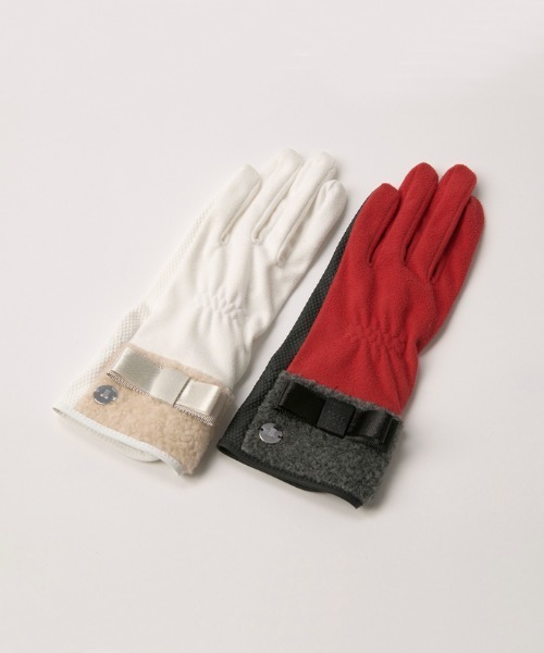 LANVIN SPORT（ランバンスポール） ゴルフ リボン付きグローブ「両手用