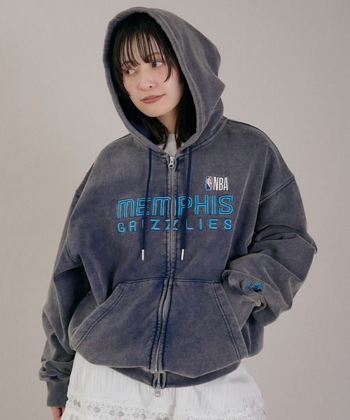 Perushu 「Perushu」 ジップアップパーカー MEDIUM ネイビー