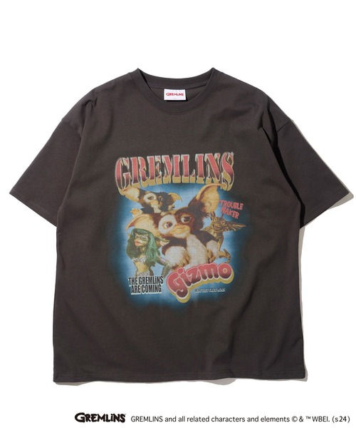 「ADPOSION」 「GREMLINS」半袖Tシャツ LARGE ブラック メンズ