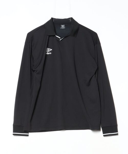 bott UMBRO 長袖シャツM ボット BoTT ×アンブロ UMBRO ダブルネーム有刺鉄線ポロ長袖