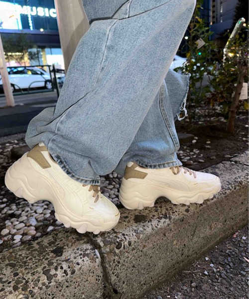 「PUMA」 ローカットスニーカー 24.5cm ベージュ系その他 レディース