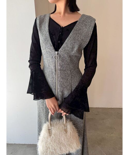 LAGUNAMOON（ラグナムーン） ワンピース ノースリーブジャンパー