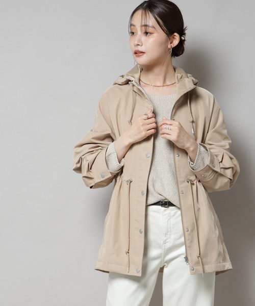 NANO universe（ナノ・ユニバース） ブルゾン アウター 撥水加工フード