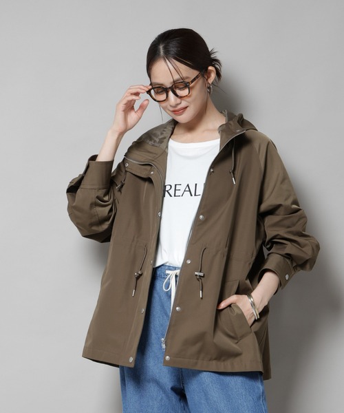 NANO universe（ナノ・ユニバース） ブルゾン アウター 撥水加工フード