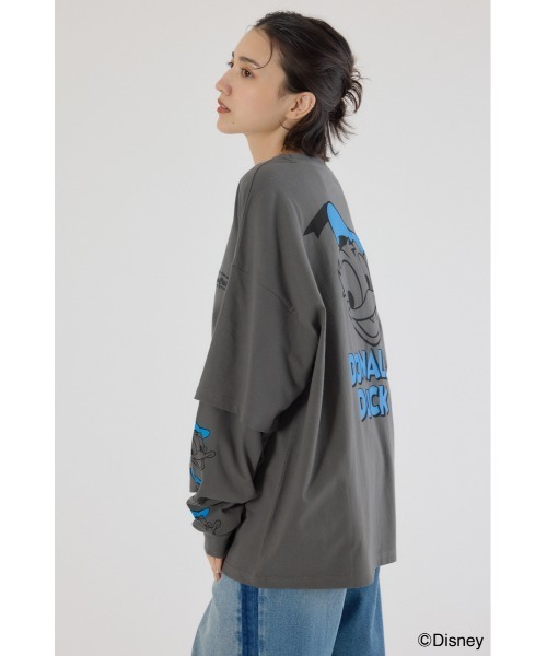 処分価格　新品未使用人気完売品シャツレイヤード ロングスリーブ Tシャツ ボールド フォックスヘッド パッチ コンフォート ロングスリーブ