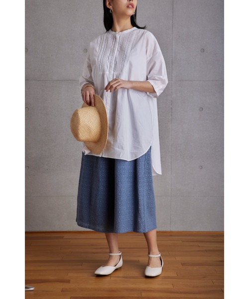 「Fanaka」 7分袖ブラウス FREE パープル レディース_画像2