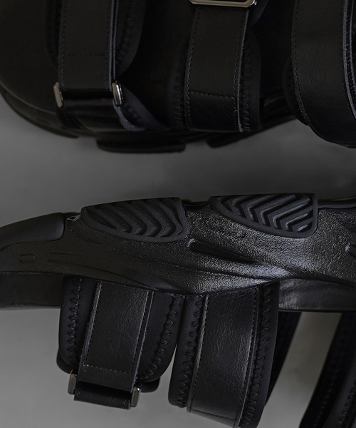 「eftyus」 サンダル S ブラック メンズ_画像5