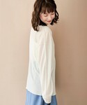 tシャツ 配色メローシアーロンT レディースの詳細画像2