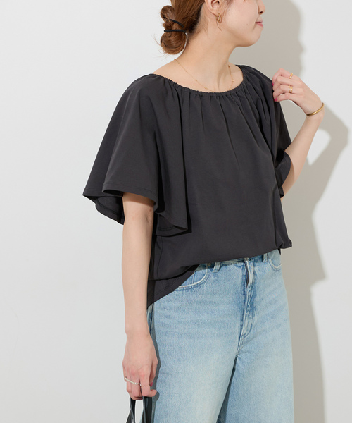 「JOURNAL STANDARD relume」 半袖カットソー FREE ブラック レディース_画像5