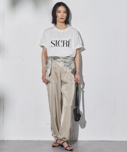 「DOUX ARCHIVES」 パンツ FREE オフホワイト レディース_画像4