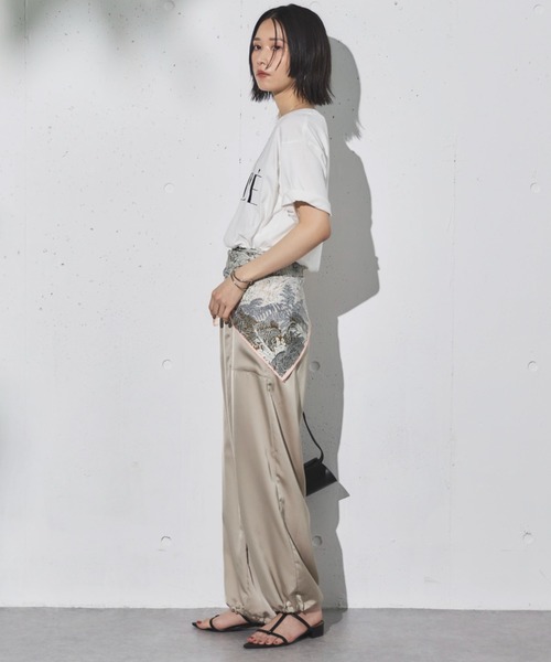 「DOUX ARCHIVES」 パンツ FREE オフホワイト レディース_画像8