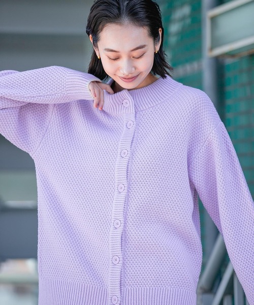 「niko and...」 ニットカーディガン LARGE グリーン レディース_画像5