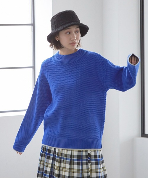 「niko and...」 ニットカーディガン LARGE グリーン レディース_画像9