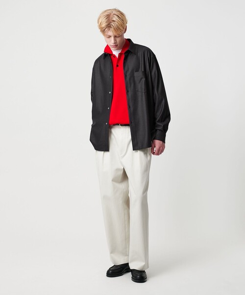 BEAUTY＆YOUTH UNITED ARROWS シャツ HI-LINE ウール ジャージー