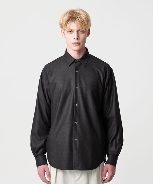 BEAUTY＆YOUTH UNITED ARROWS シャツ HI-LINE ウール ジャージー