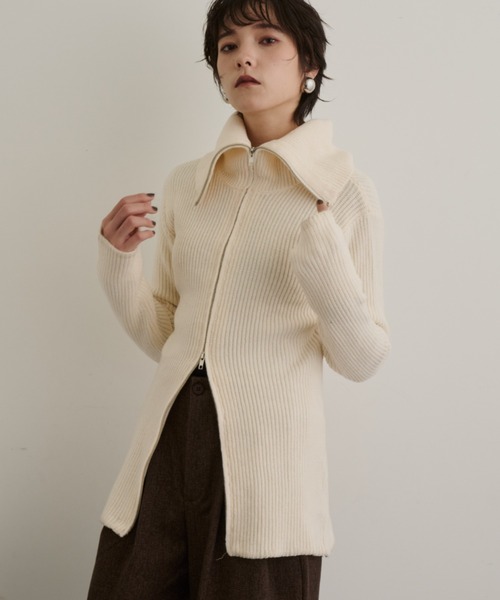 DFFUR. カーディガン ダブルZIPカーディガン レディース : ZOZOTOWN