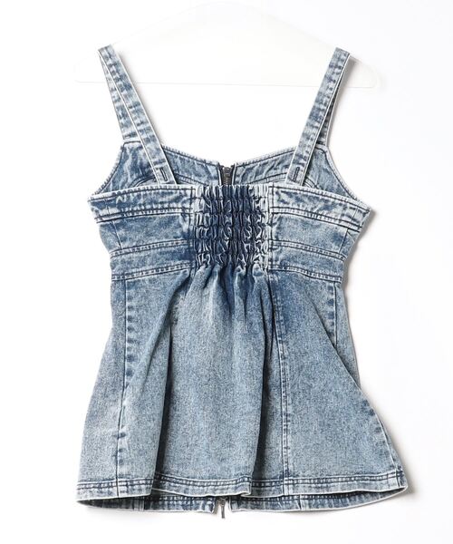 「dazzlin」 ノースリーブチュニック SMALL グレー レディース_画像2