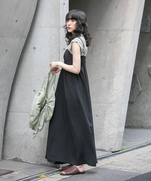 KBF（ケービーエフ） キャミソールワンピース ONE オレンジ系その他