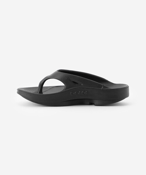 「OOFOS」 フラットサンダル 23 ブラック レディース_画像4