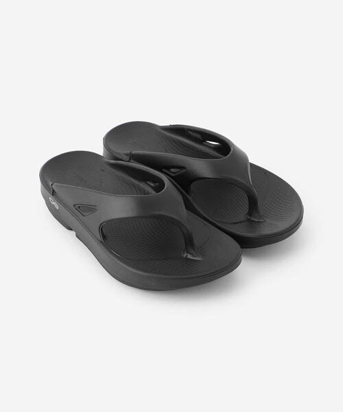 「OOFOS」 フラットサンダル 23 ブラック レディース_画像7