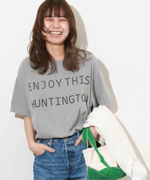 「THE DAY ON THE BEACH」 半袖Tシャツ FREE グレー レディース_画像8