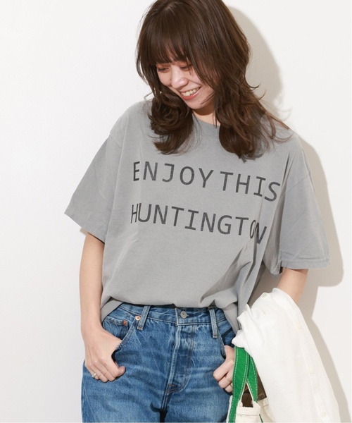 「THE DAY ON THE BEACH」 半袖Tシャツ FREE グレー レディース_画像9