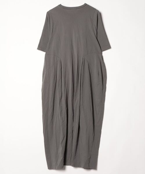 「nagonstans」 半袖ワンピース M グレー レディース_画像2