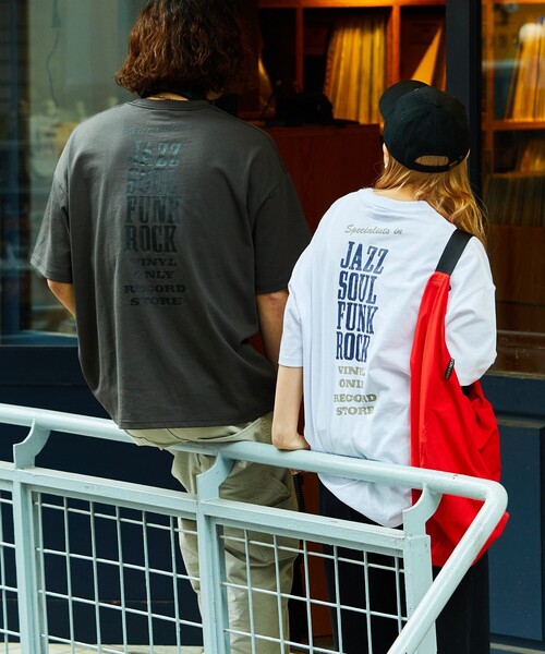 「FREAK'S STORE」 半袖Tシャツ LARGE ブラック メンズ_画像2