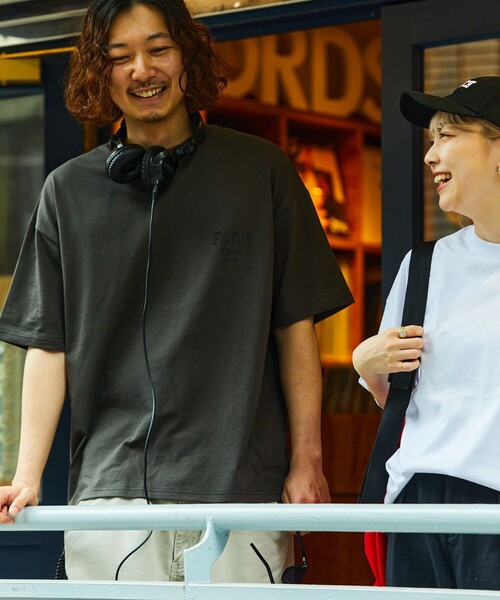 「FREAK'S STORE」 半袖Tシャツ LARGE ブラック メンズ_画像6