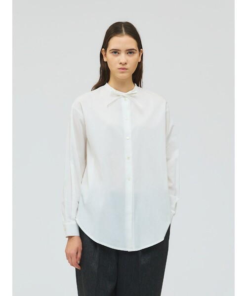 【新品】mizuiro ind 今期完売カラー ブラウス シャツトップス 楽天市場】mizuiro ind（ミズイロインド） ダブルカラー シャツ