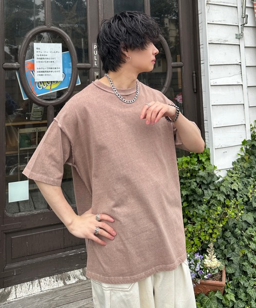 「ADAMASTE」 半袖Tシャツ LARGE チャコールグレー メンズ_画像2