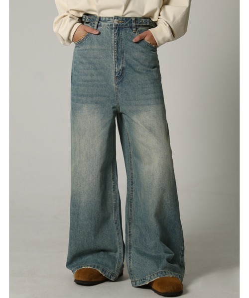 MASONPRINCE デニムパンツ X-LARGE ライトブルー メンズ : ZOZOTOWN