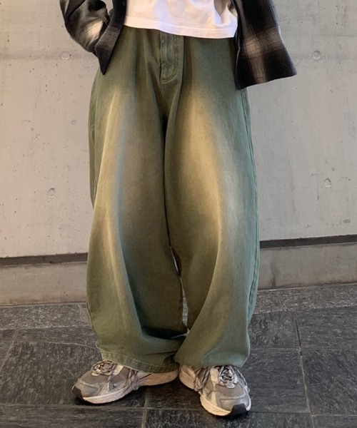 PICSAS 「PICSAS」 デニムパンツ L カーキ メンズ : ZOZOTOWN Yahoo!店