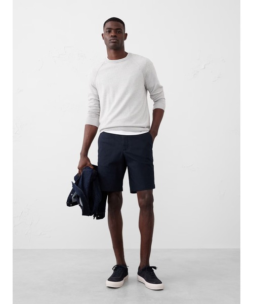 「BANANA REPUBLIC FACTORY STORE」 ショートパンツ 34 アイボリー メンズ_画像4