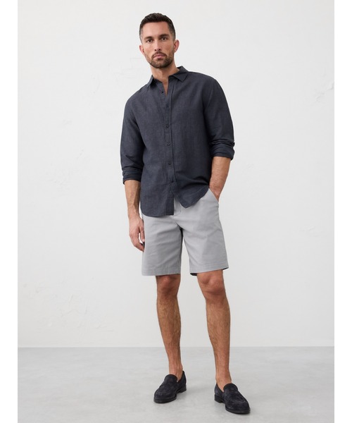 「BANANA REPUBLIC FACTORY STORE」 ショートパンツ 34 アイボリー メンズ_画像7