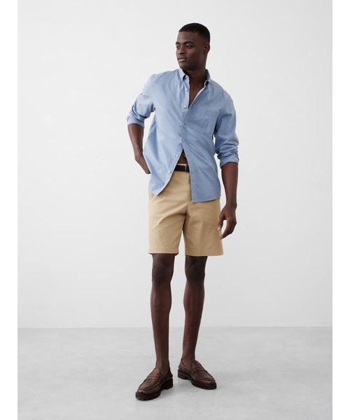 「BANANA REPUBLIC FACTORY STORE」 ショートパンツ 34 アイボリー メンズ_画像8