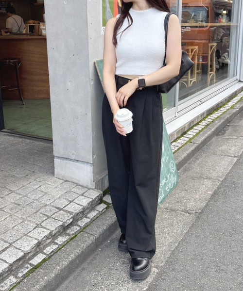 frunco ニット セーター 「ZOZOTOWN限定」シャギークロップドタンク