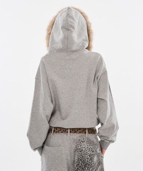 WISH FOR EVER（ウィッシュフォーエバー） パーカー ZEBRA ＆ LEOPARD