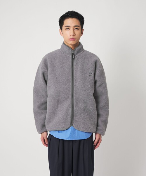 CITEN ブルゾン アウター 「CITEN」フリースジップブルゾン メンズ