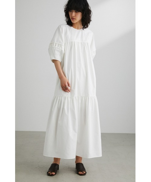 「STYLEMIXER」 半袖ワンピース SMALL グリーン レディース_画像2