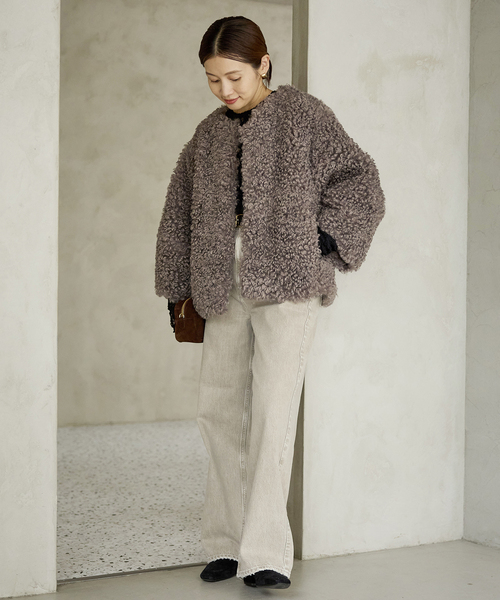 IENA（イエナ） コート アウター 「WEB限定/追加」TISSAVELファー