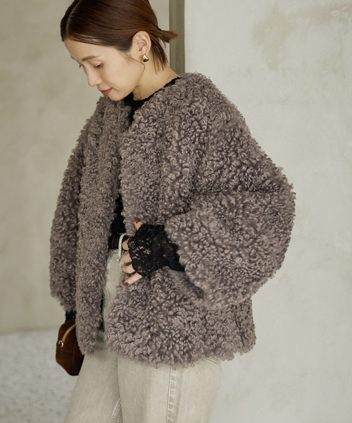 IENA（イエナ） コート アウター 「WEB限定/追加」TISSAVELファー