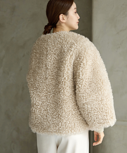 IENA（イエナ） コート アウター 「WEB限定/追加」TISSAVELファー